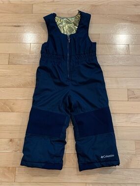 Columbia Kids Omni-Heat Infinity Snow Bibs – Size 2T Navy Blue Boy or Girl EUC